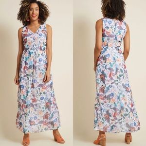 ModCloth Yumi Marvelous Musings Floral Maxi Dress